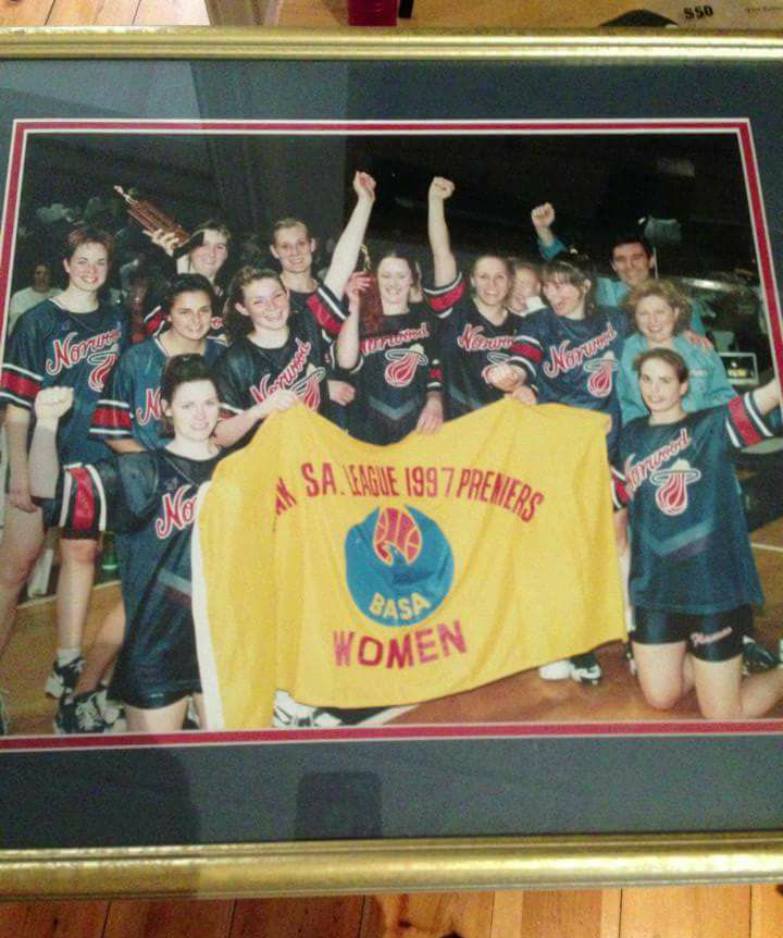 Womens 1997 State League Basketball Champions Norwood Flames